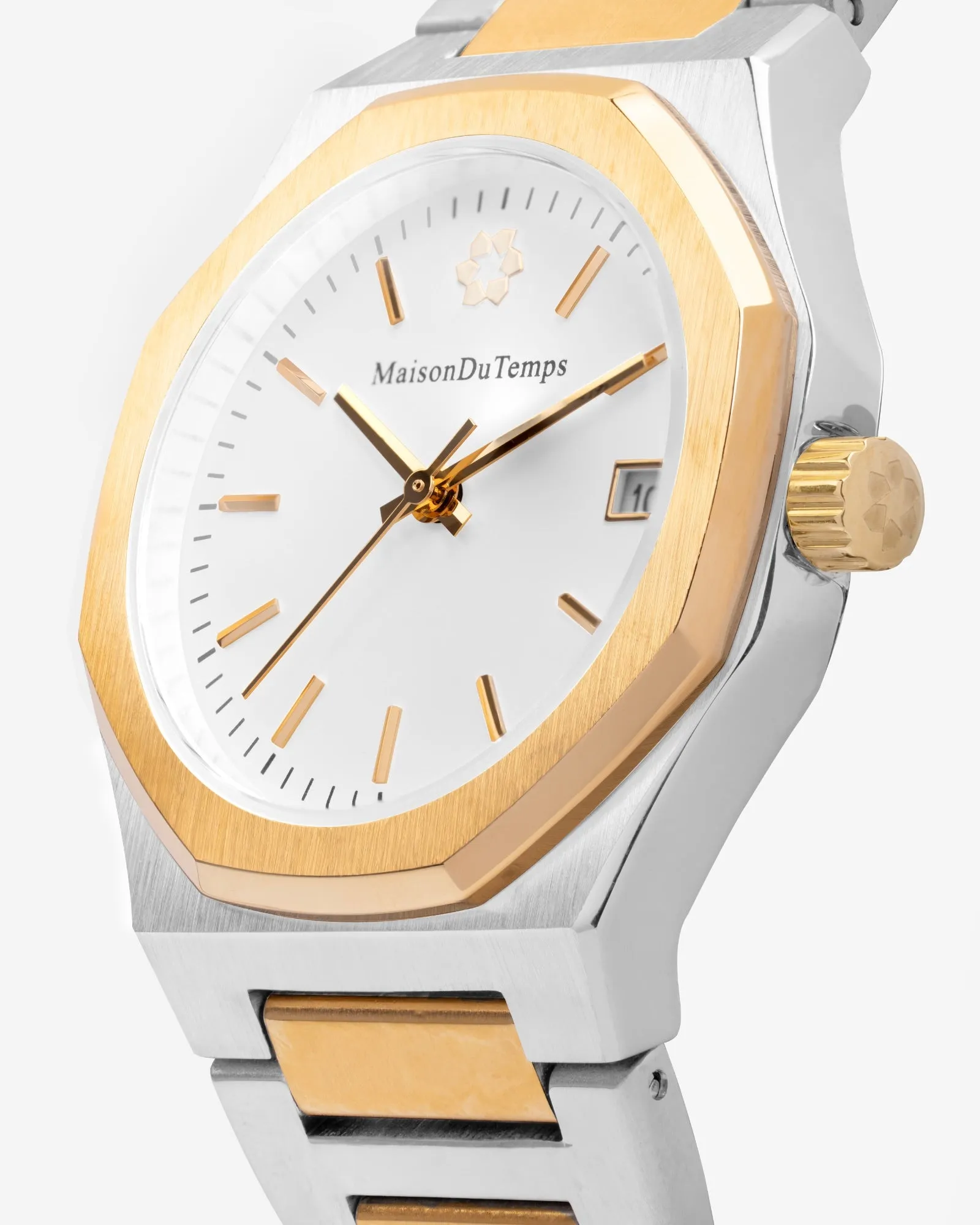 MTGamma Femme Blanc Acier Doré Jaune - Image 3