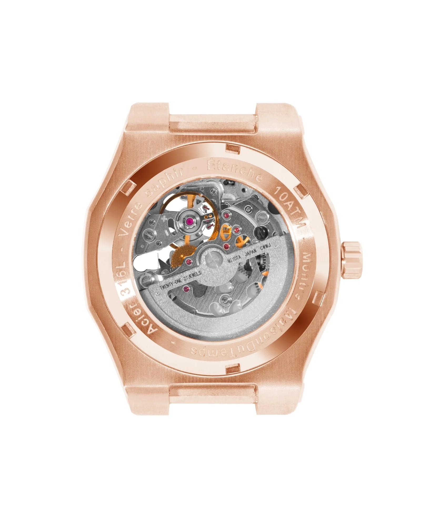 MTBeta Skeleton Rose Gold Acier - Image 4