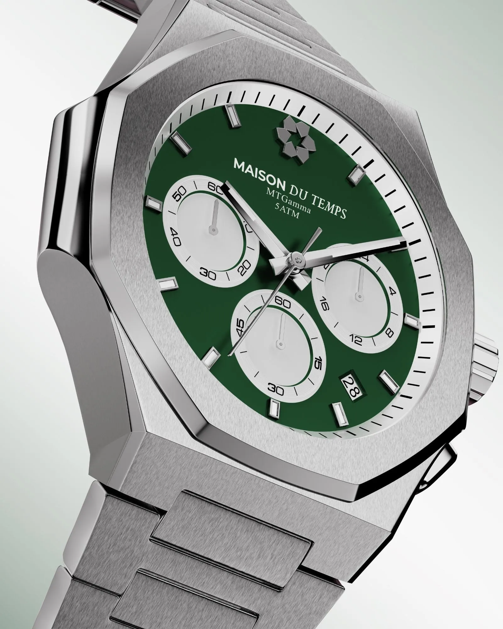 MTGamma Chronographe Vert Acier - Image 3