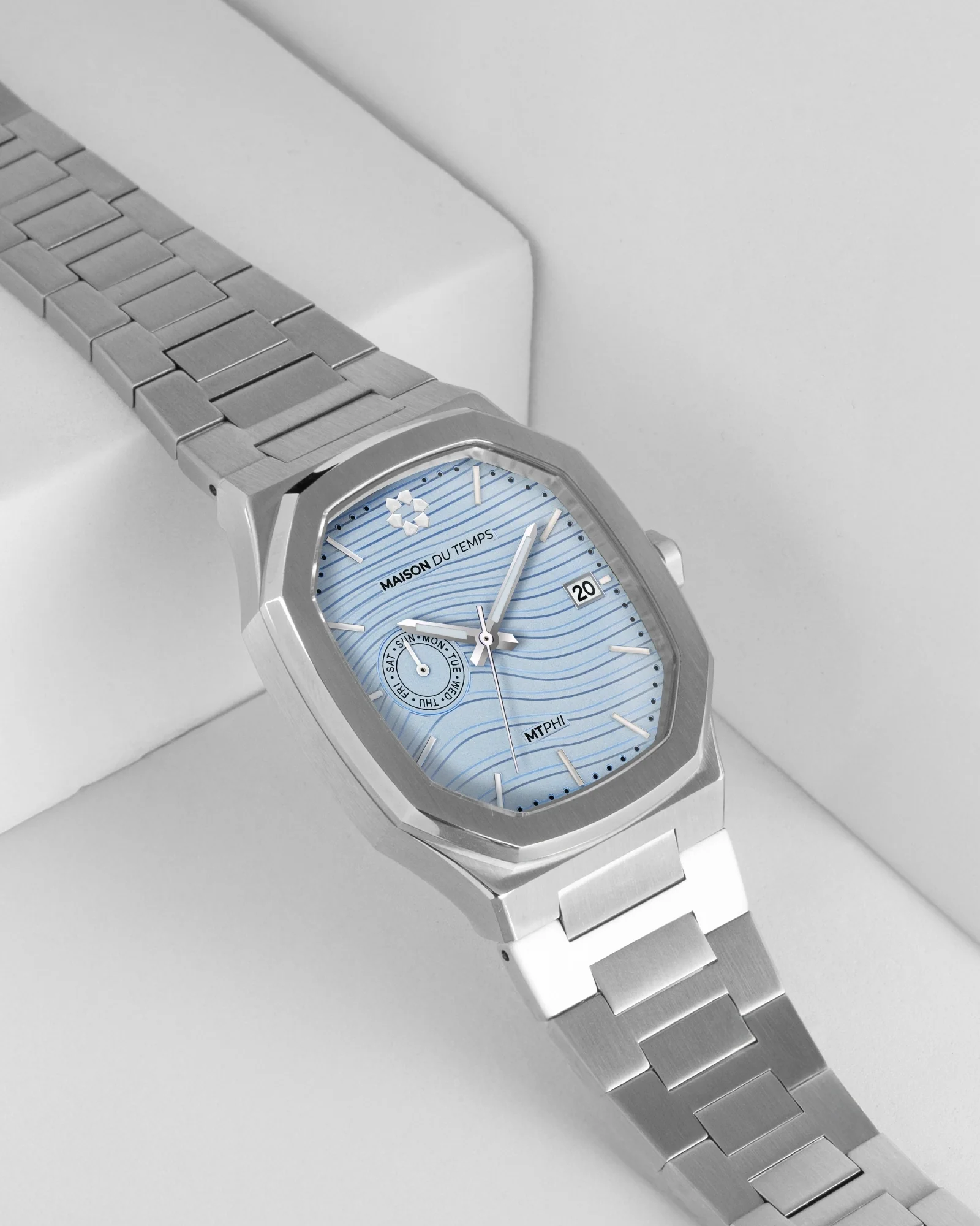 MTPhi Day-Date Bleu Acier - Image 2