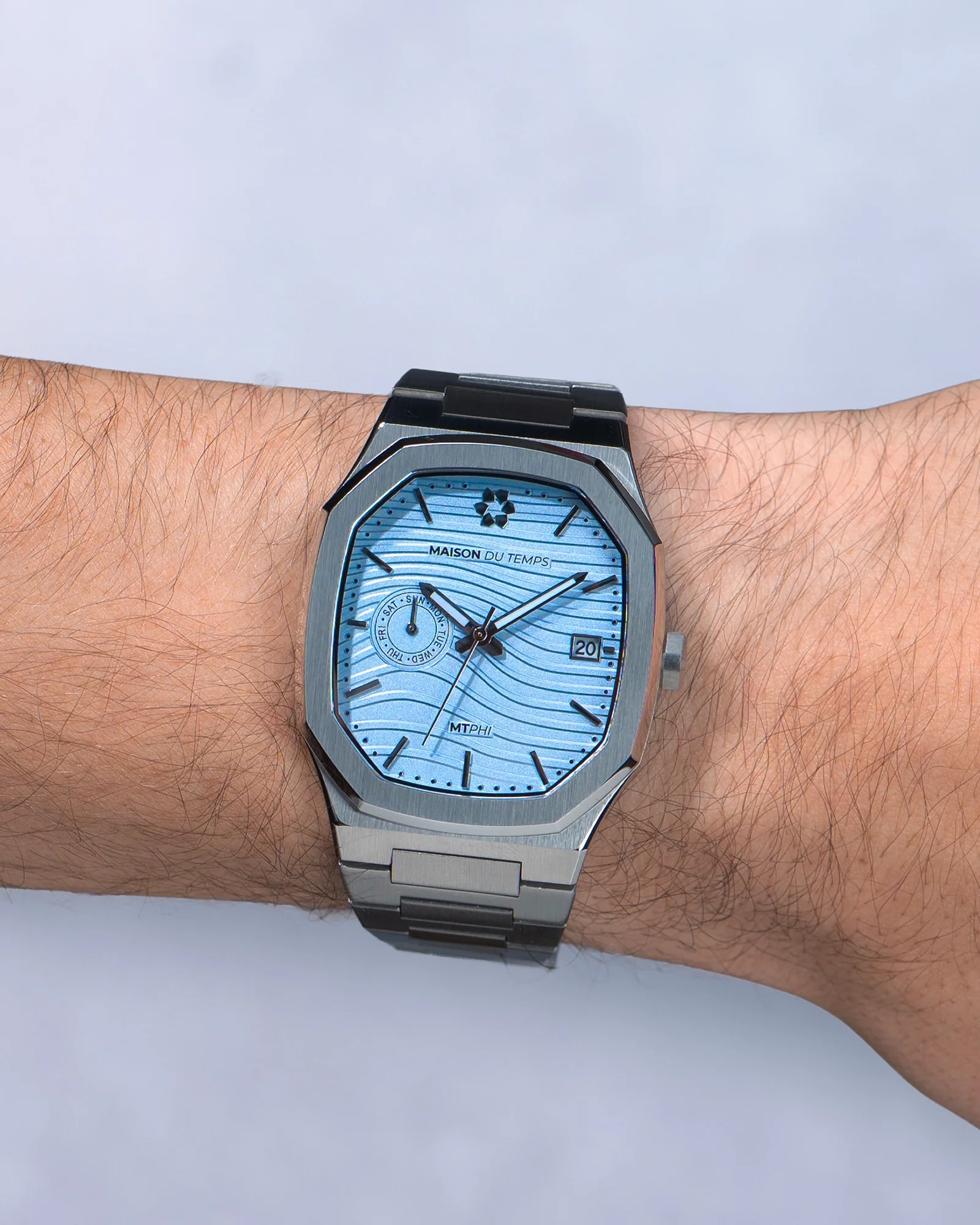 MTPhi Day-Date Bleu Acier - Image 3